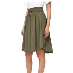Lululemon The Everyday Skirt Women’s 6 Dusty Army Green Athletic Casual